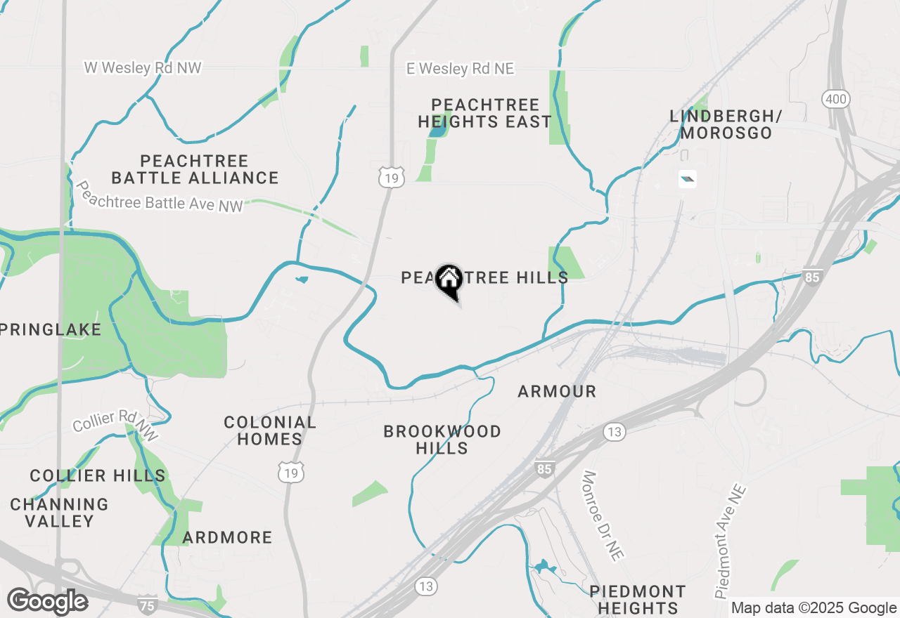Map of 2255 Fairhaven Circle Ne, Atlanta, GA 30305