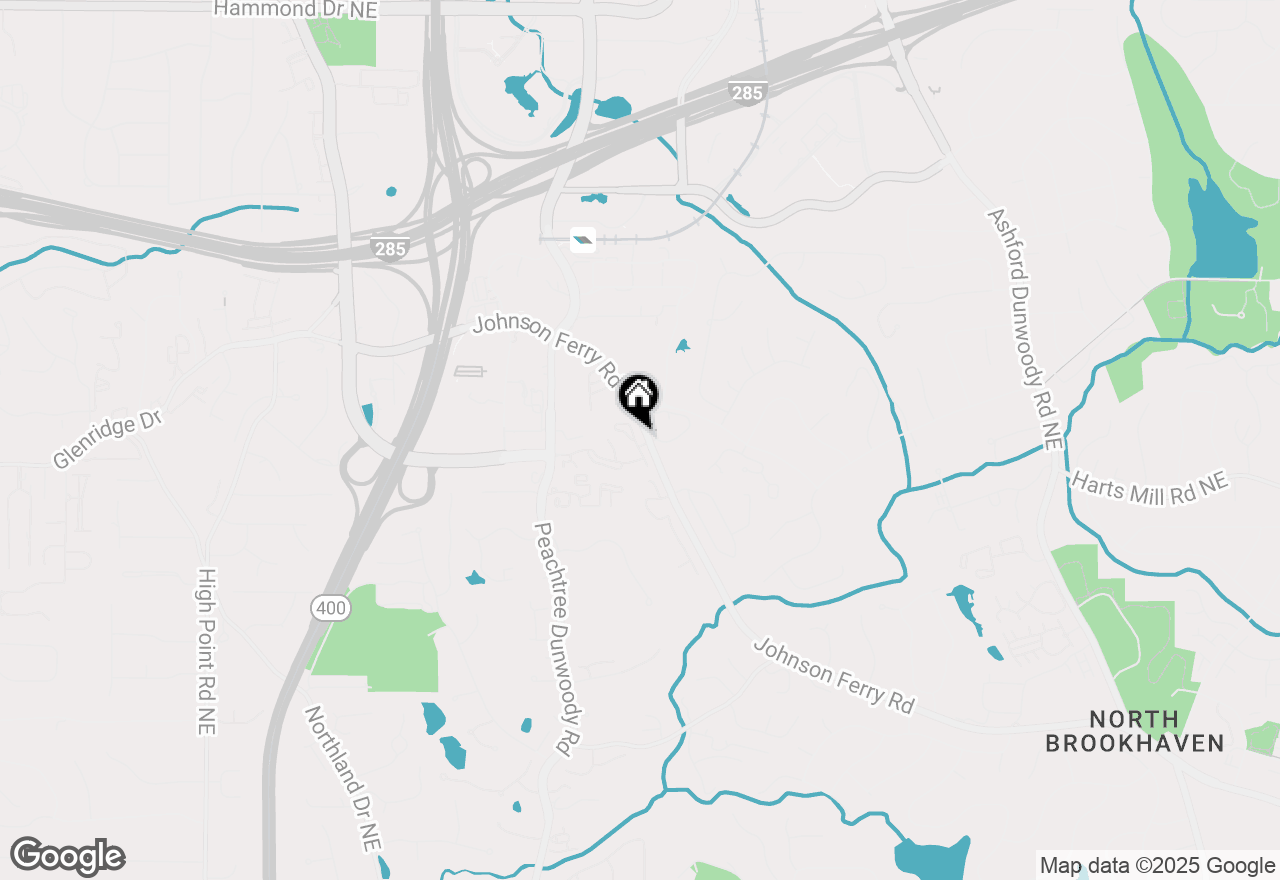 Map of 5460 Glenridge View, Atlanta, GA 30342