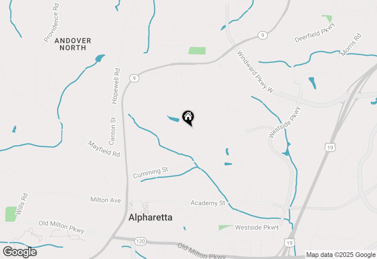 Map of 225 Jayne Ellen Way, Alpharetta, GA 30009