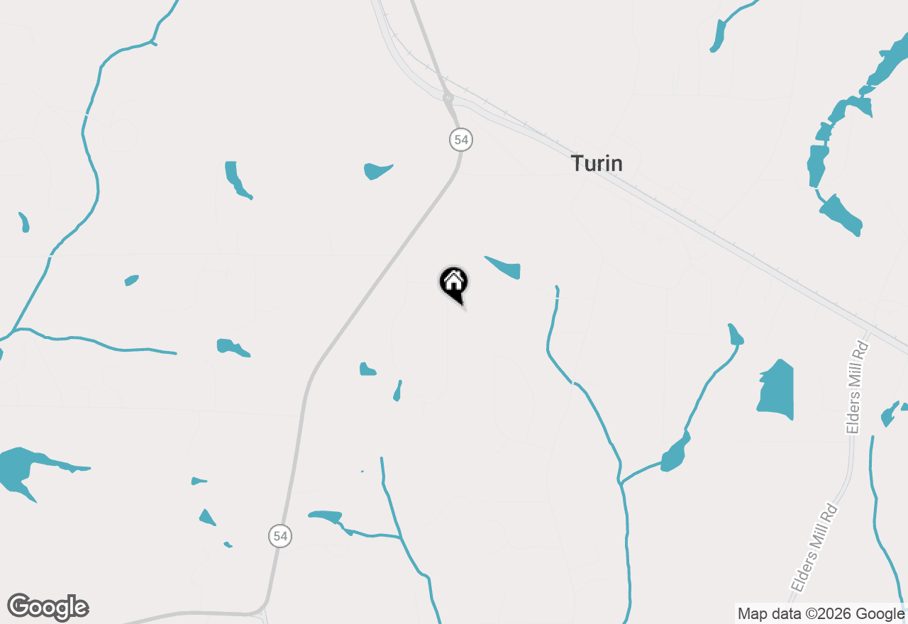 Map of 20 Water Oak Drive, Sharpsburg, GA 30277
