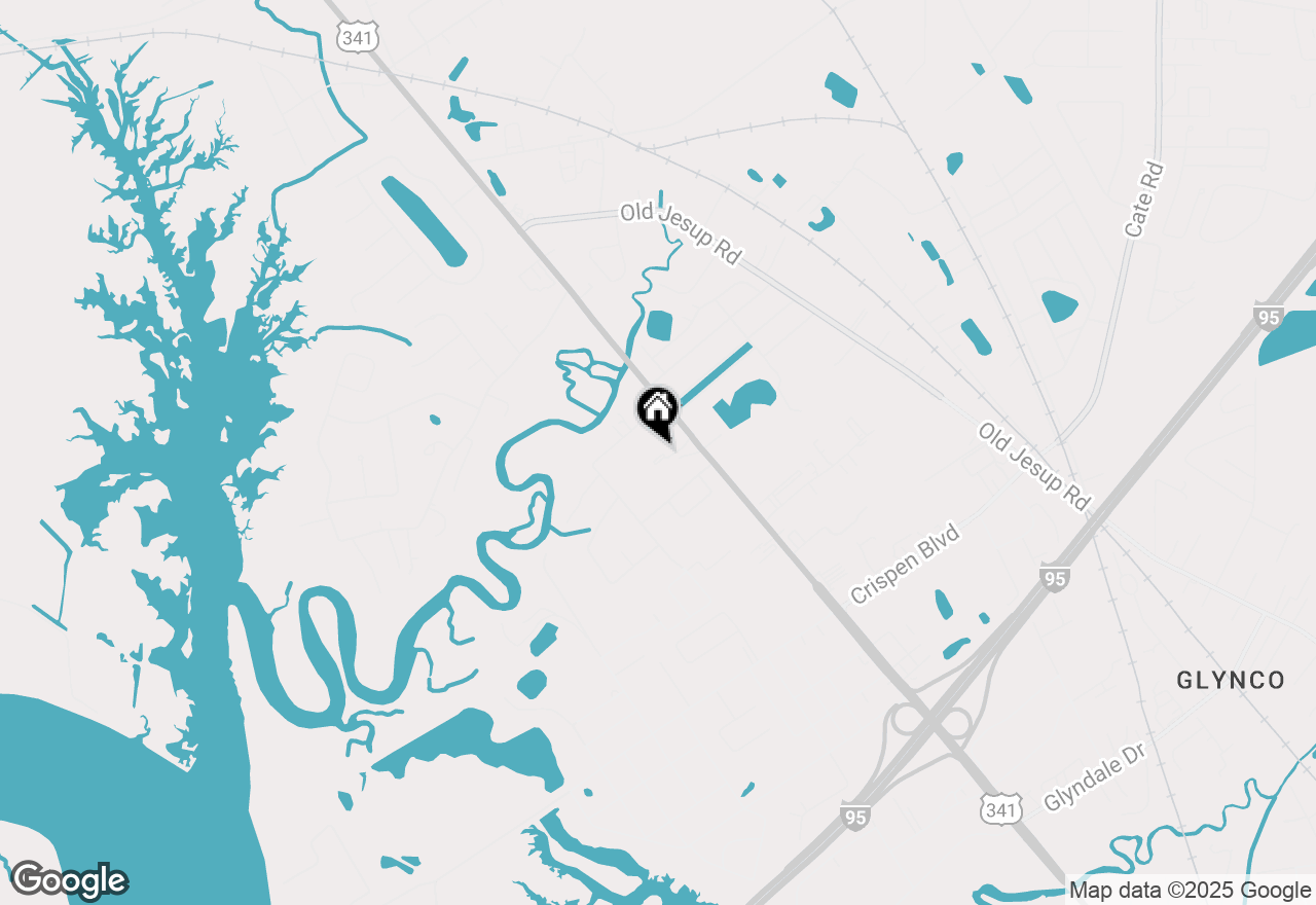 Map of 5661 New Jesup Highway, Brunswick, GA 31523