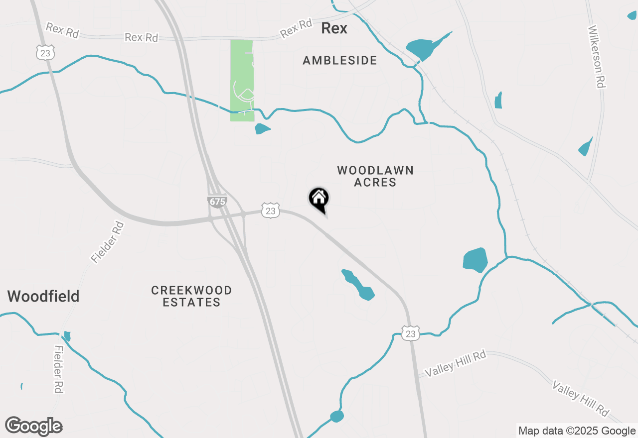 Map of 6594 Highway 42, Rex, GA 30273