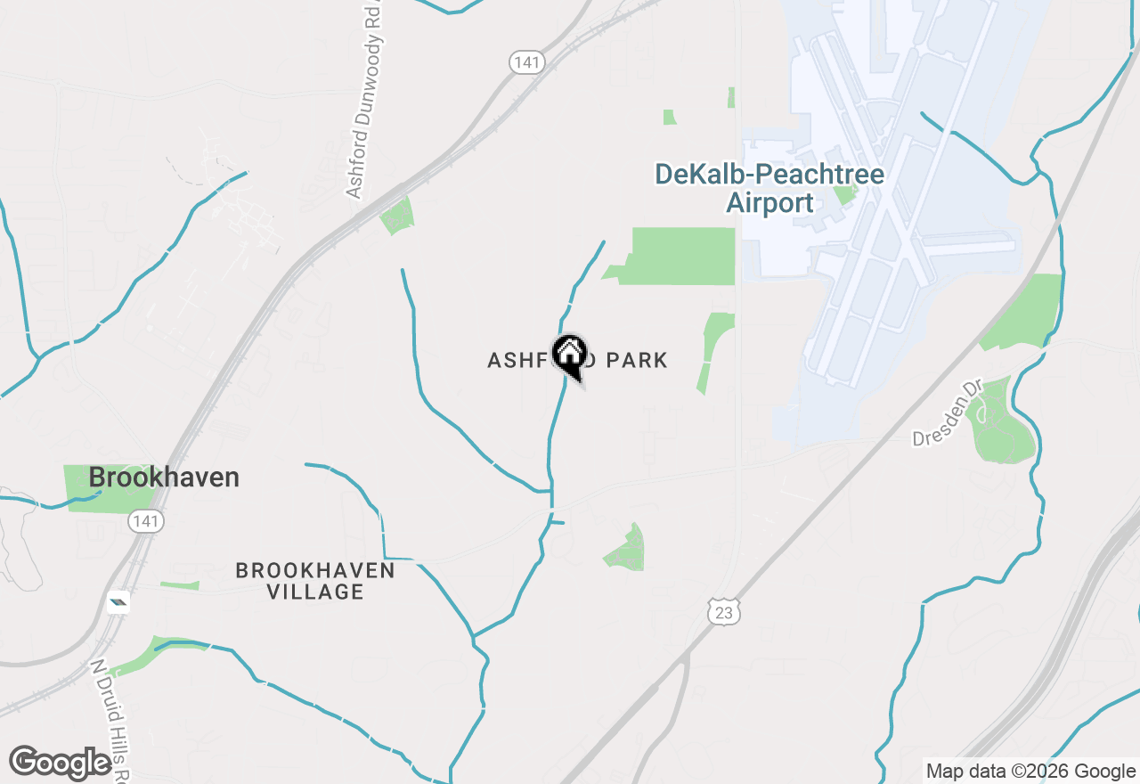 Map of 2804 Skyland Drive, Brookhaven, GA 30341