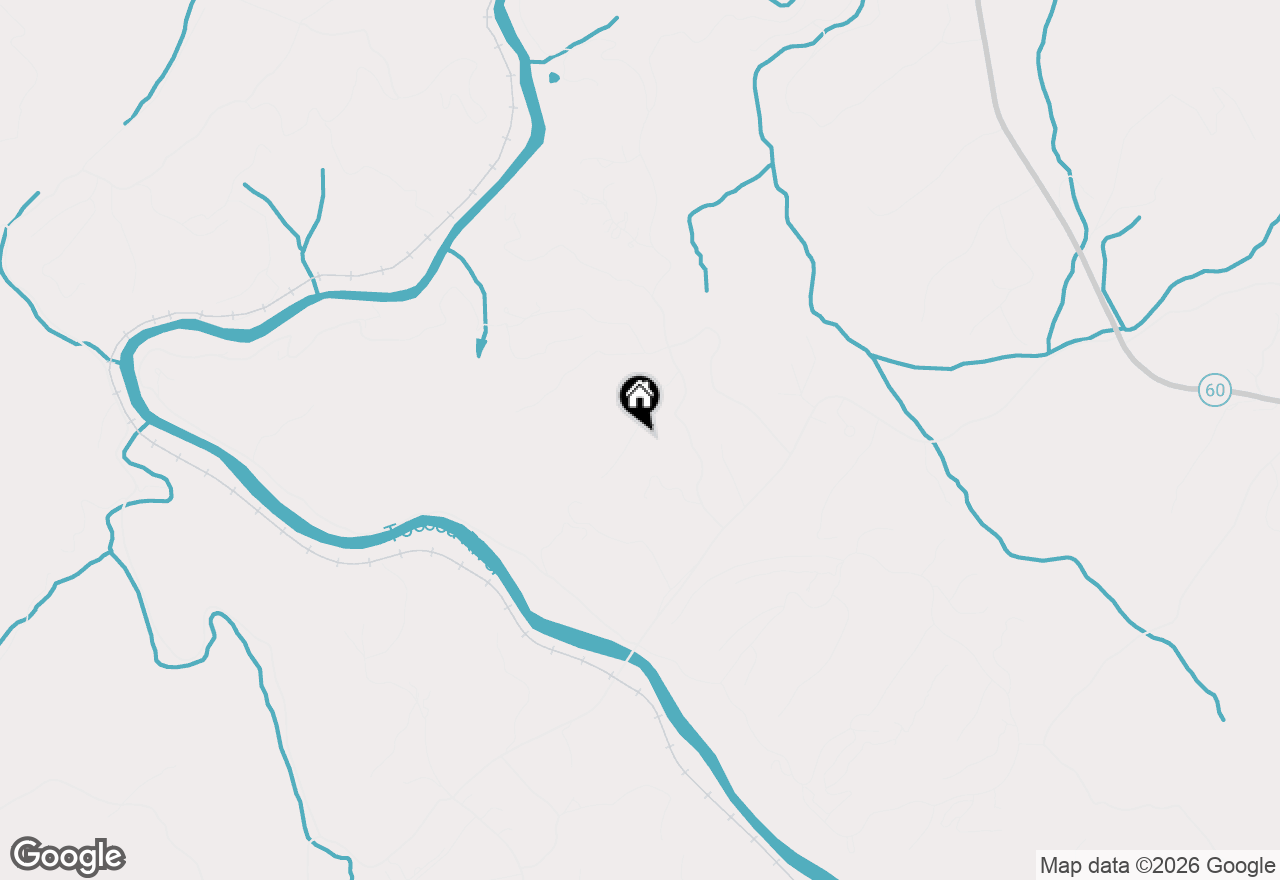 Map of 185 Logan Drive, Mineral Bluff, GA 30559
