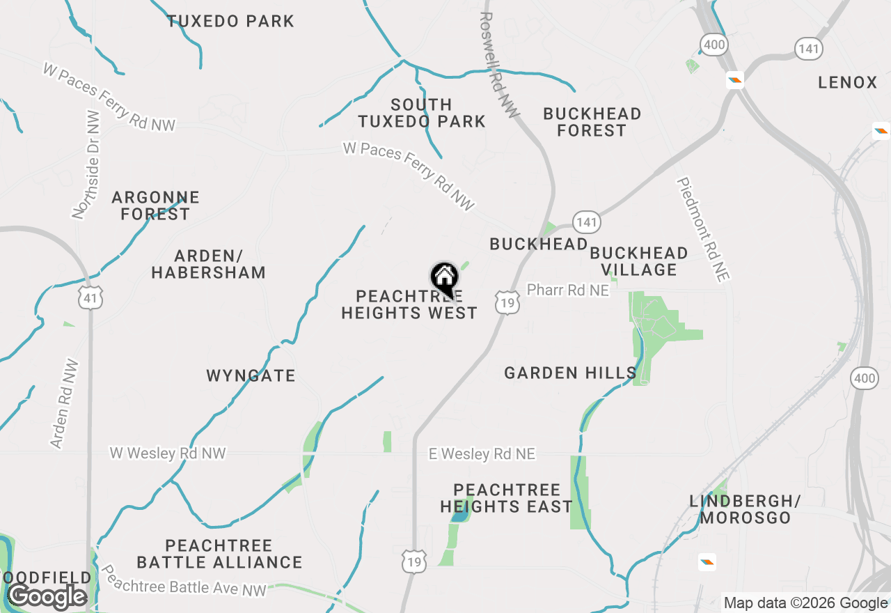 Map of 2960 S Pharr Court Nw #3, Atlanta, GA 30305