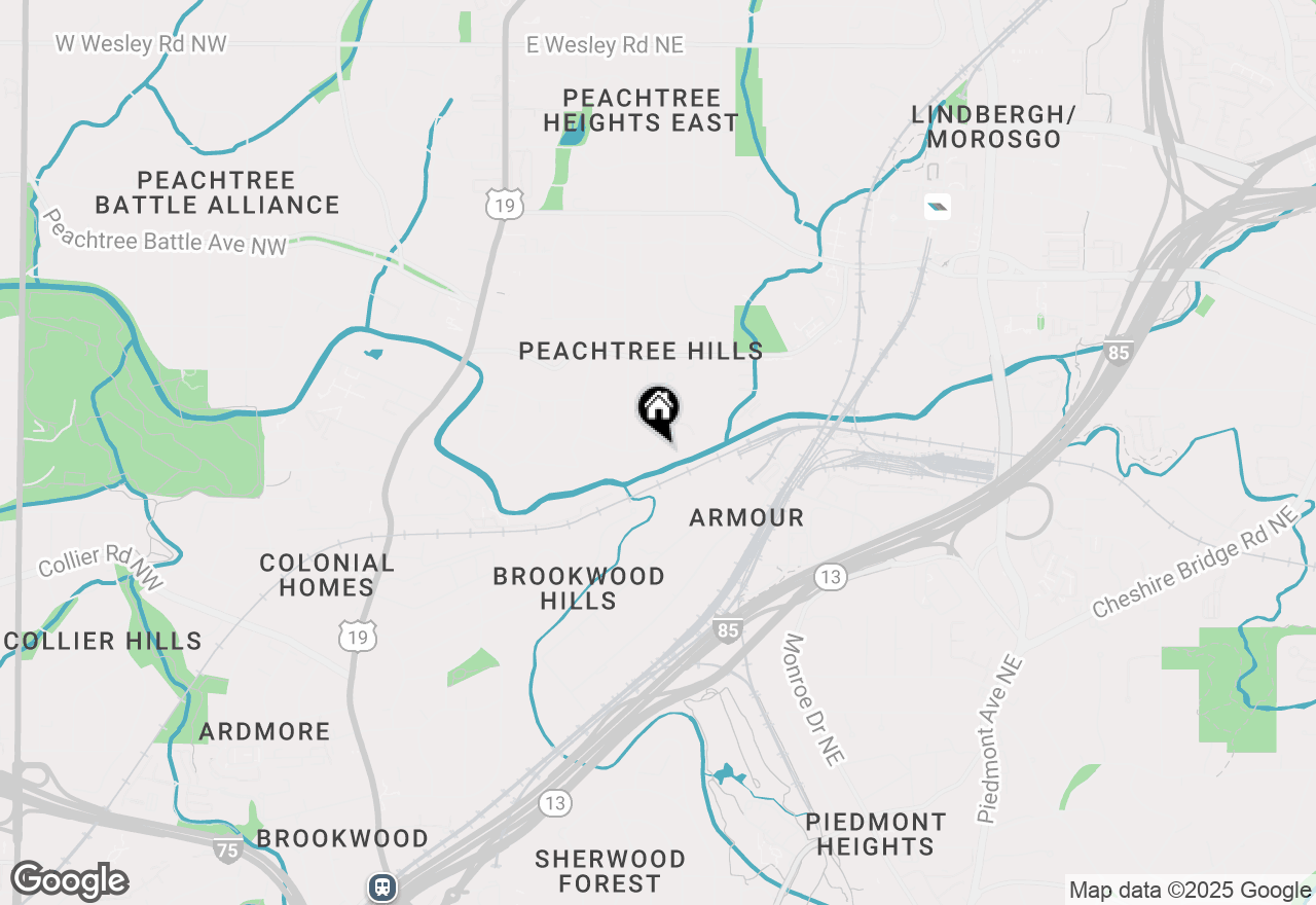 Map of 2193 Virginia Place Ne, Atlanta, GA 30305