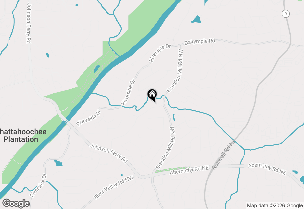Map of 7750 Marsh Court Nw, Sandy Springs, GA 30328