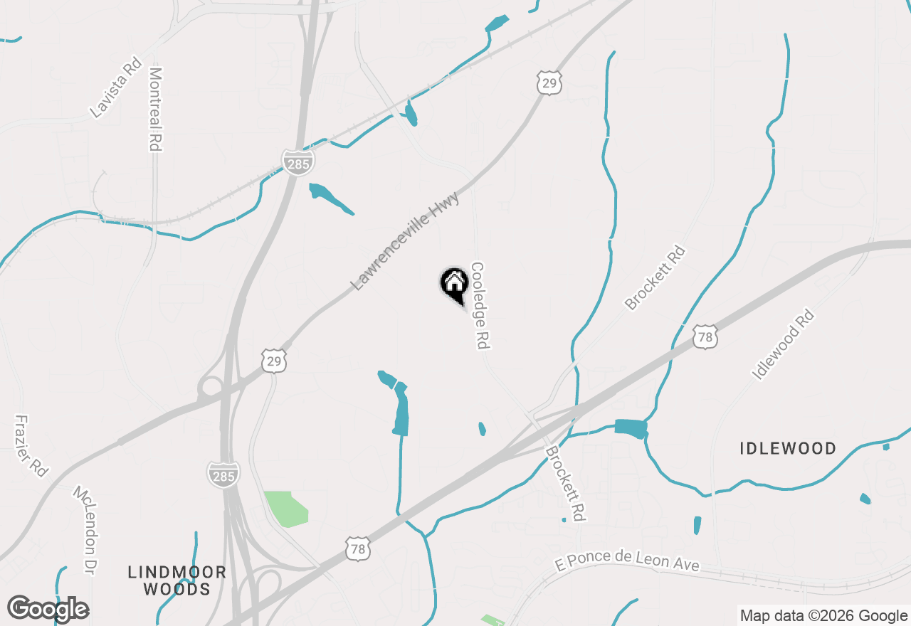 Map of 3671 Bishop Drive, Tucker, GA 30084
