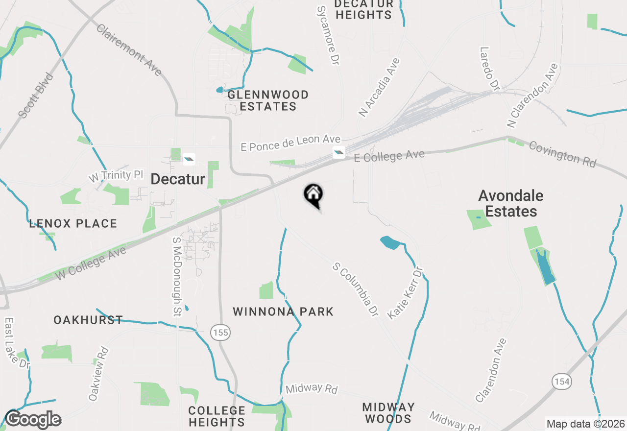 Map of 209 New Street, Decatur, GA 30030
