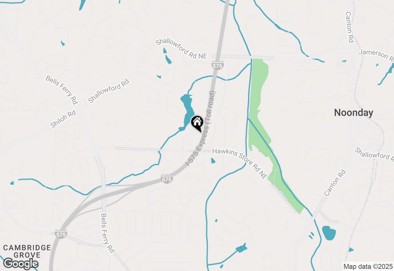 Map of 4405 Lakeside Hills Point, Kennesaw, GA 30144