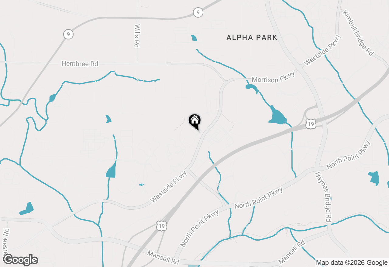 Map of 320 Harp Street, Alpharetta, GA 30009