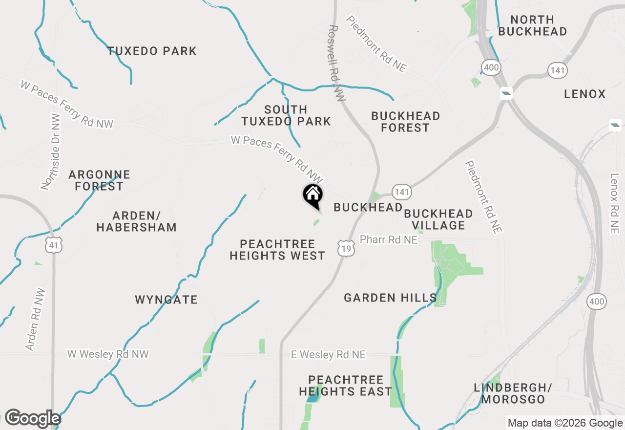 Map of 3060 Pharr Court Nw #822, Atlanta, GA 30305