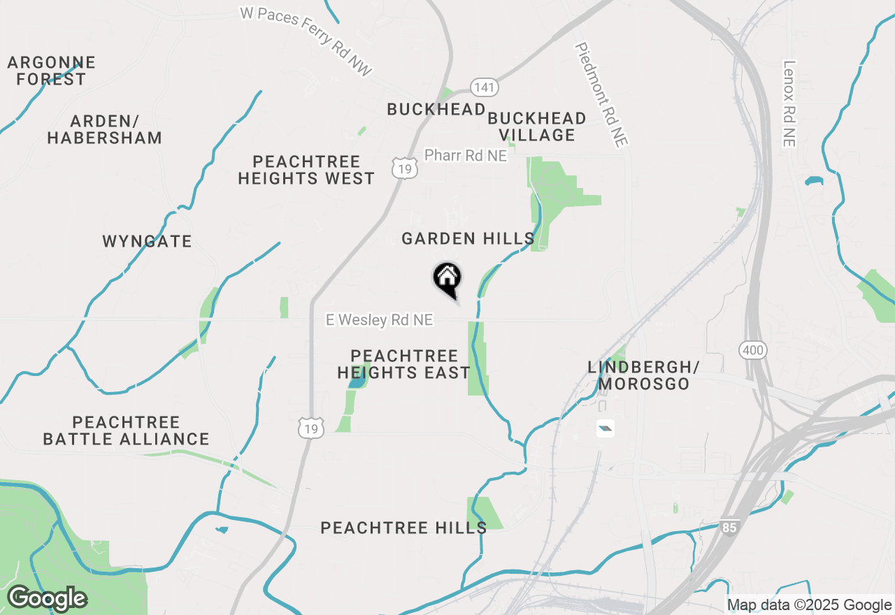 Map of 251 Bolling Road Ne, Atlanta, GA 30305