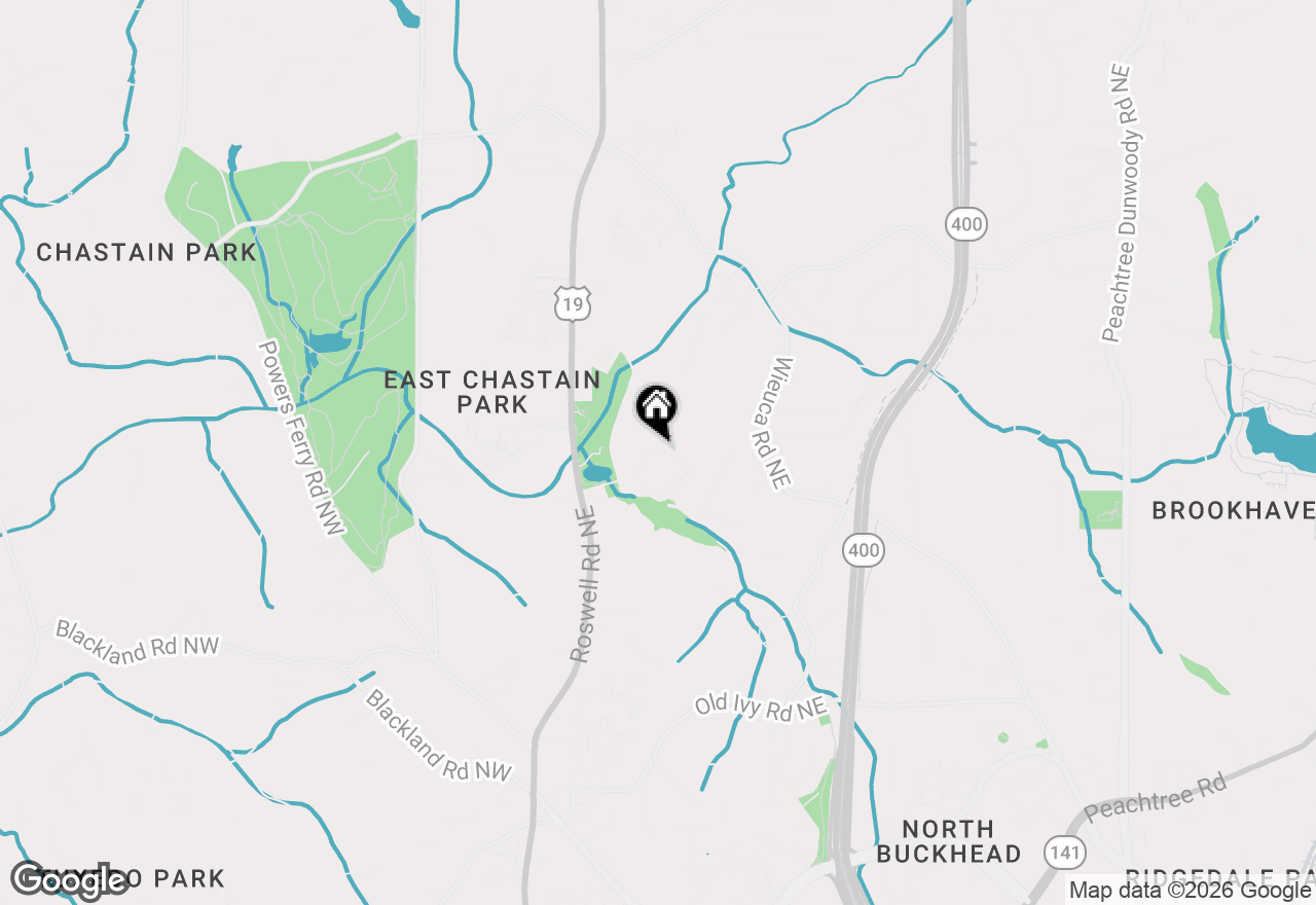 Map of 4021 Haverhill Dr Ne, Atlanta, GA 30342