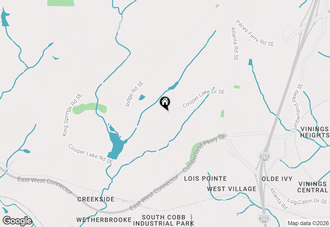 Map of 2313 Garden Park Drive Se, Smyrna, GA 30080