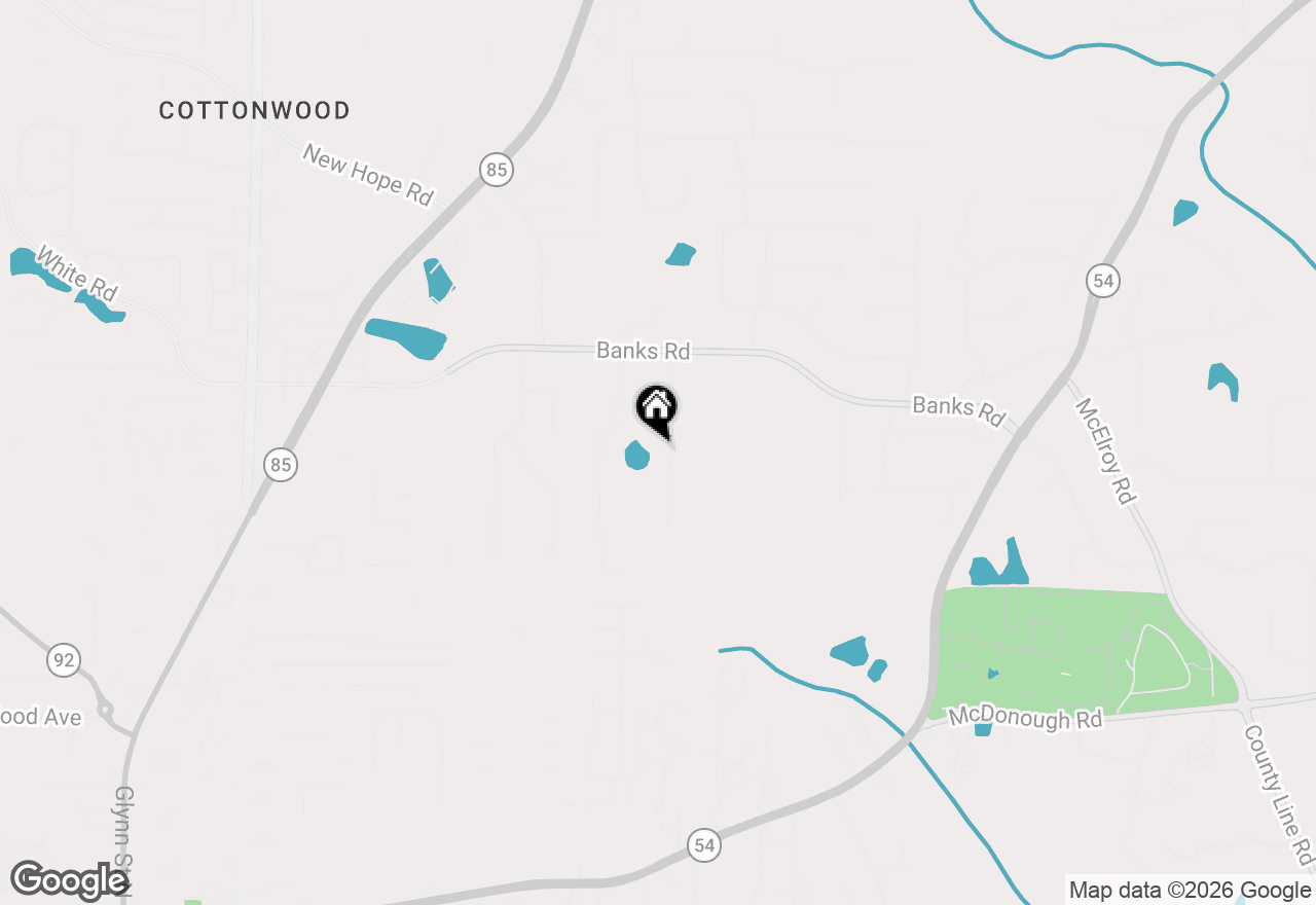 Map of 145 Holly Hill Road, Fayetteville, GA 30214