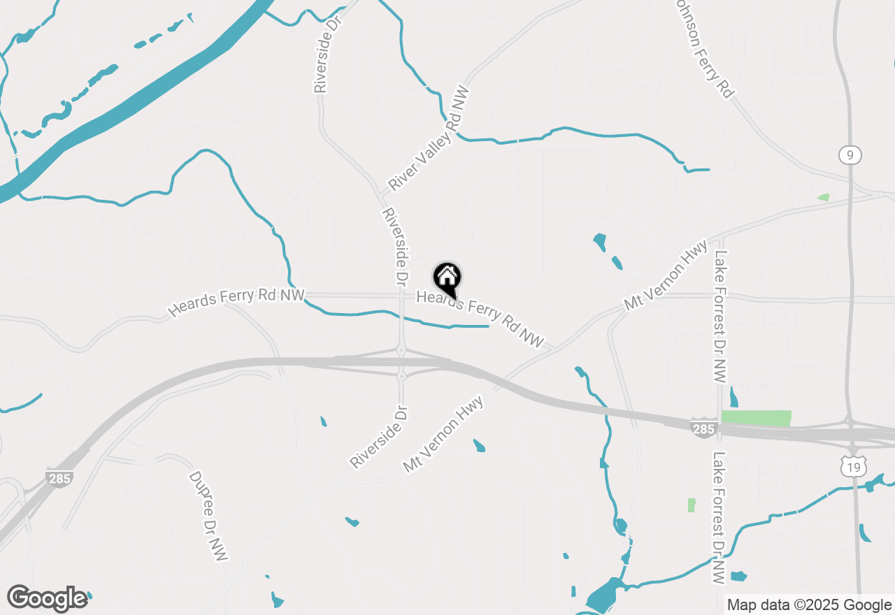 Map of 510 Heards Ferry Road, Atlanta, GA 30328