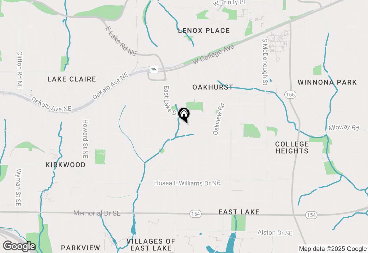 Map of 443 3rd Avenue, Decatur, GA 30030