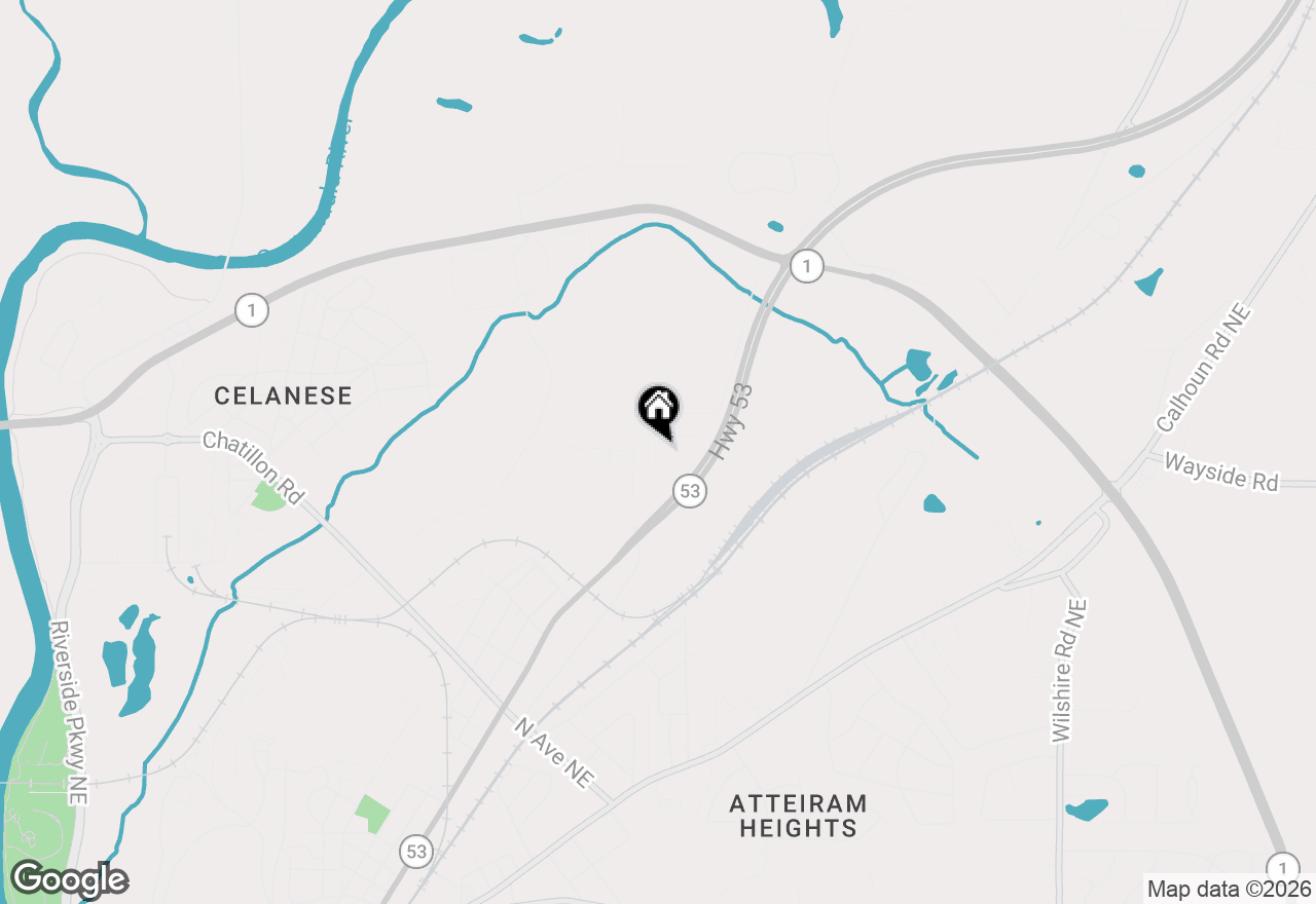 Map of 3 Maycroft Court, Rome, GA 30161