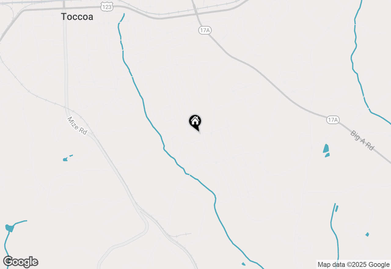 Map of 141 Creekview Drive, Toccoa, GA 30577