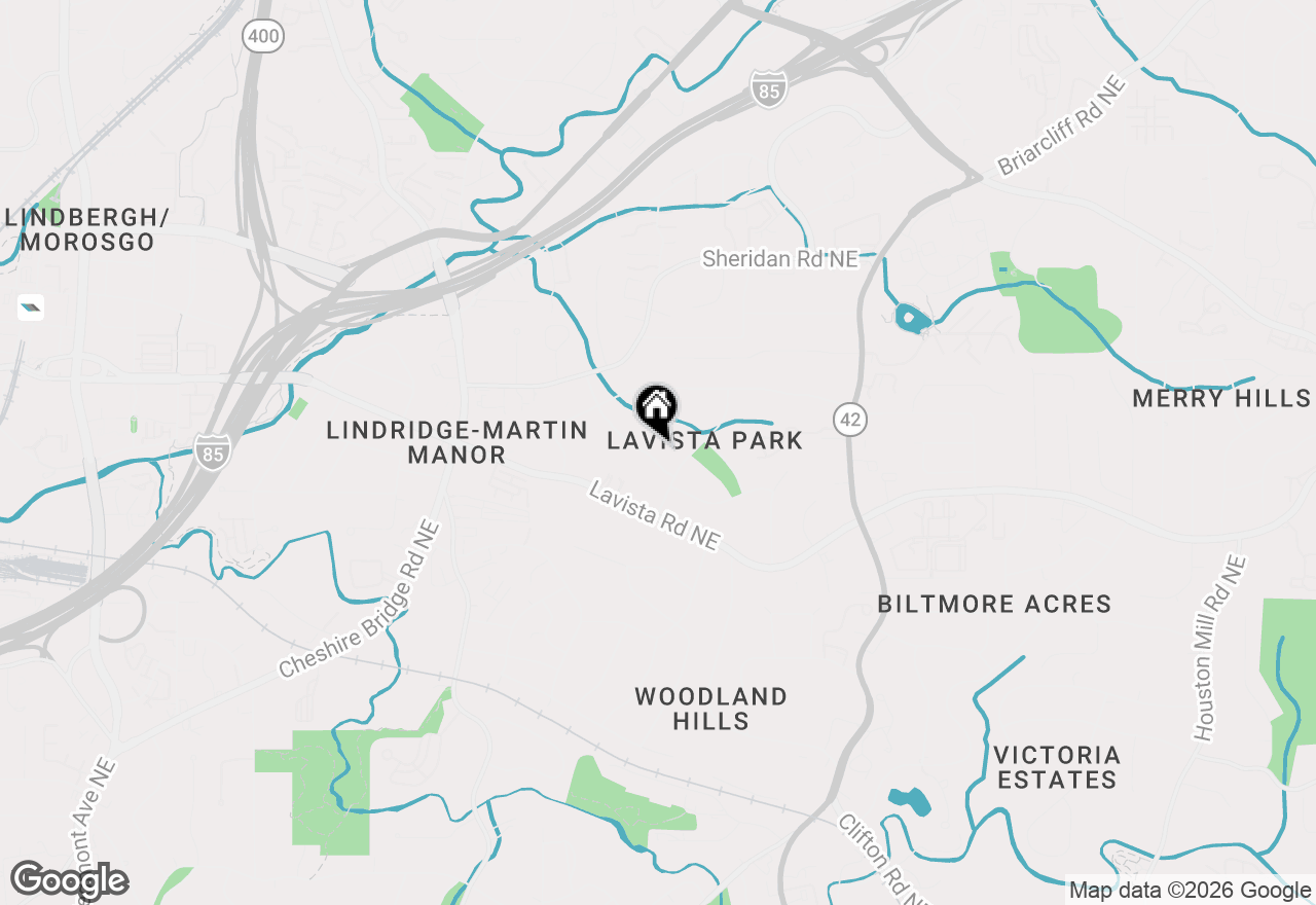 Map of 1158 Beech Haven Road Ne, Atlanta, GA 30324