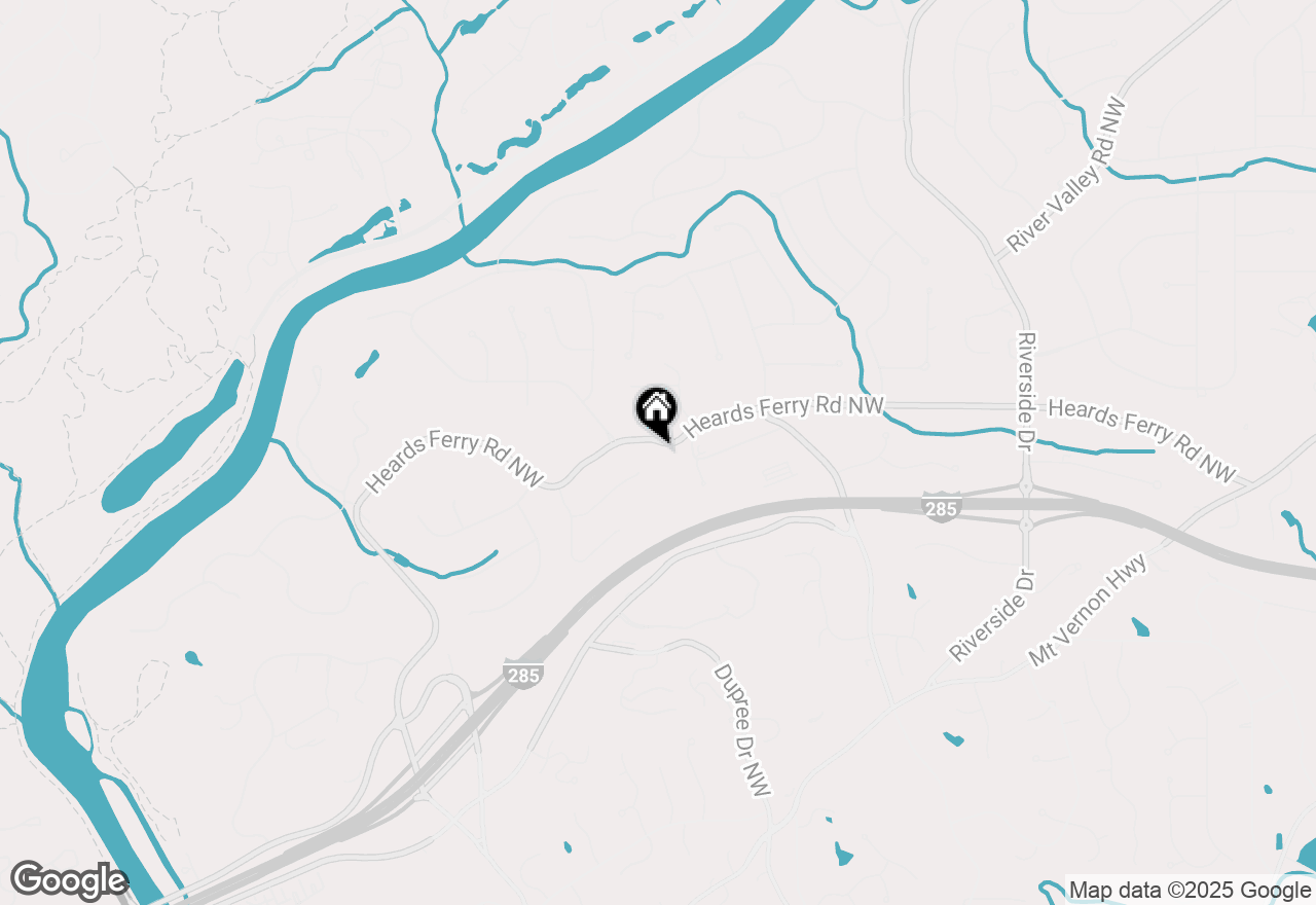 Map of 1120 Heards Ferry Road Nw, Sandy Springs, GA 30328