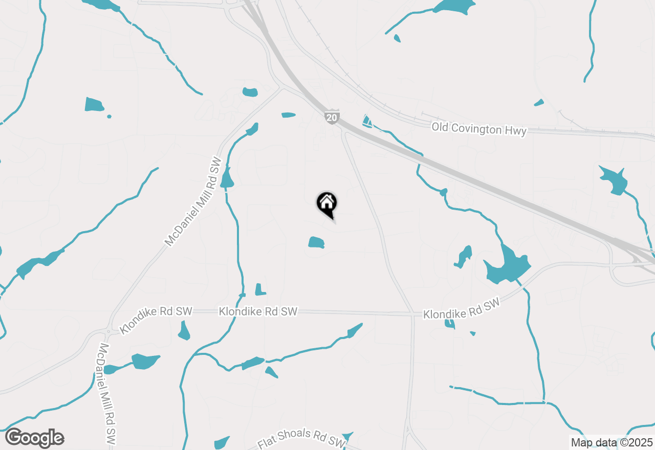 Map of 2099 Moon Drive Sw, Conyers, GA 30094