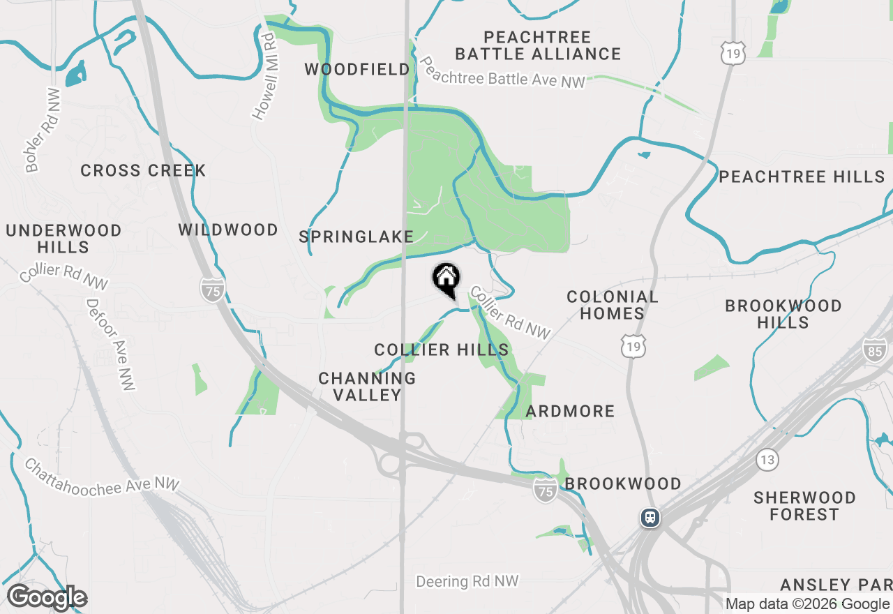 Map of 515 Spring Valley Road Nw, Atlanta, GA 30318