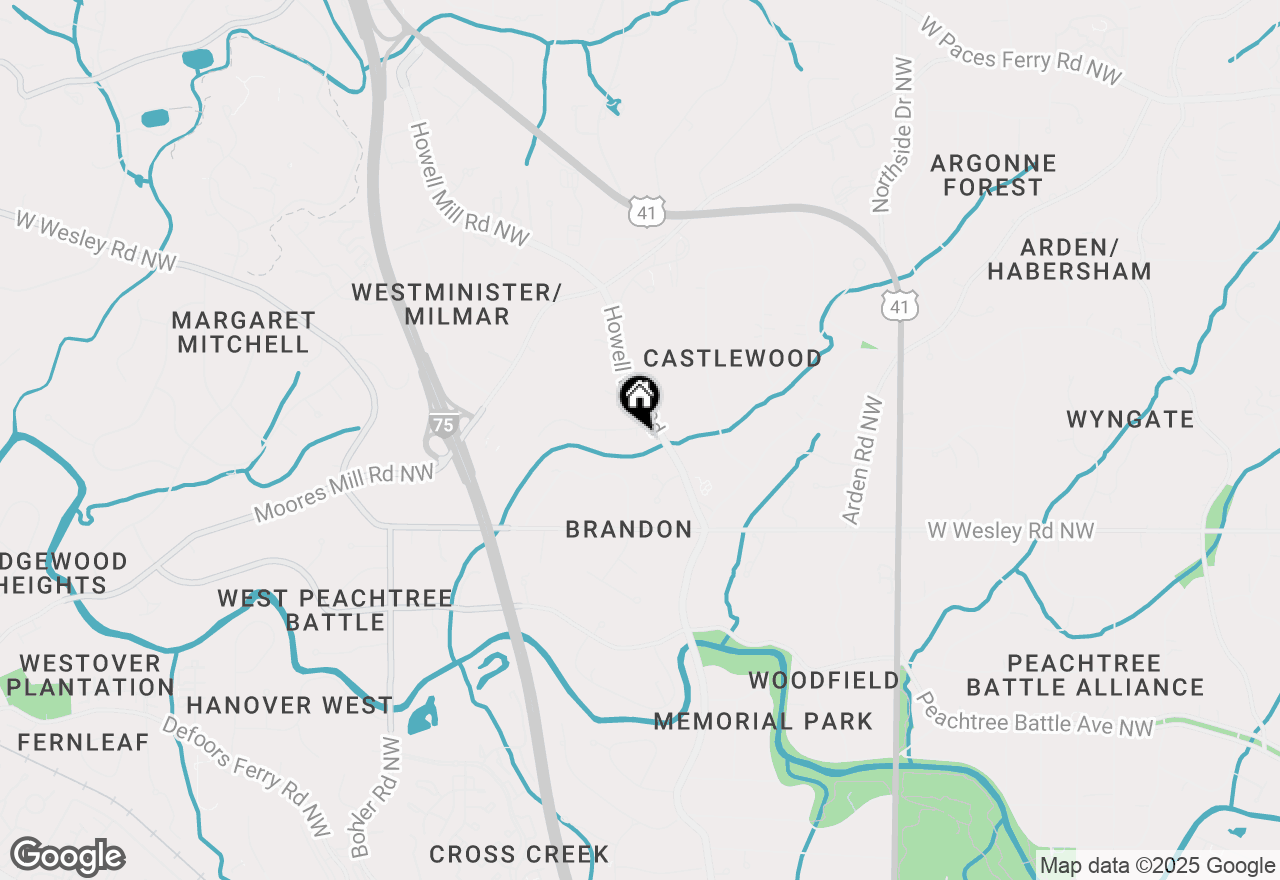 Map of 958 Nawench Drive Nw, Atlanta, GA 30327