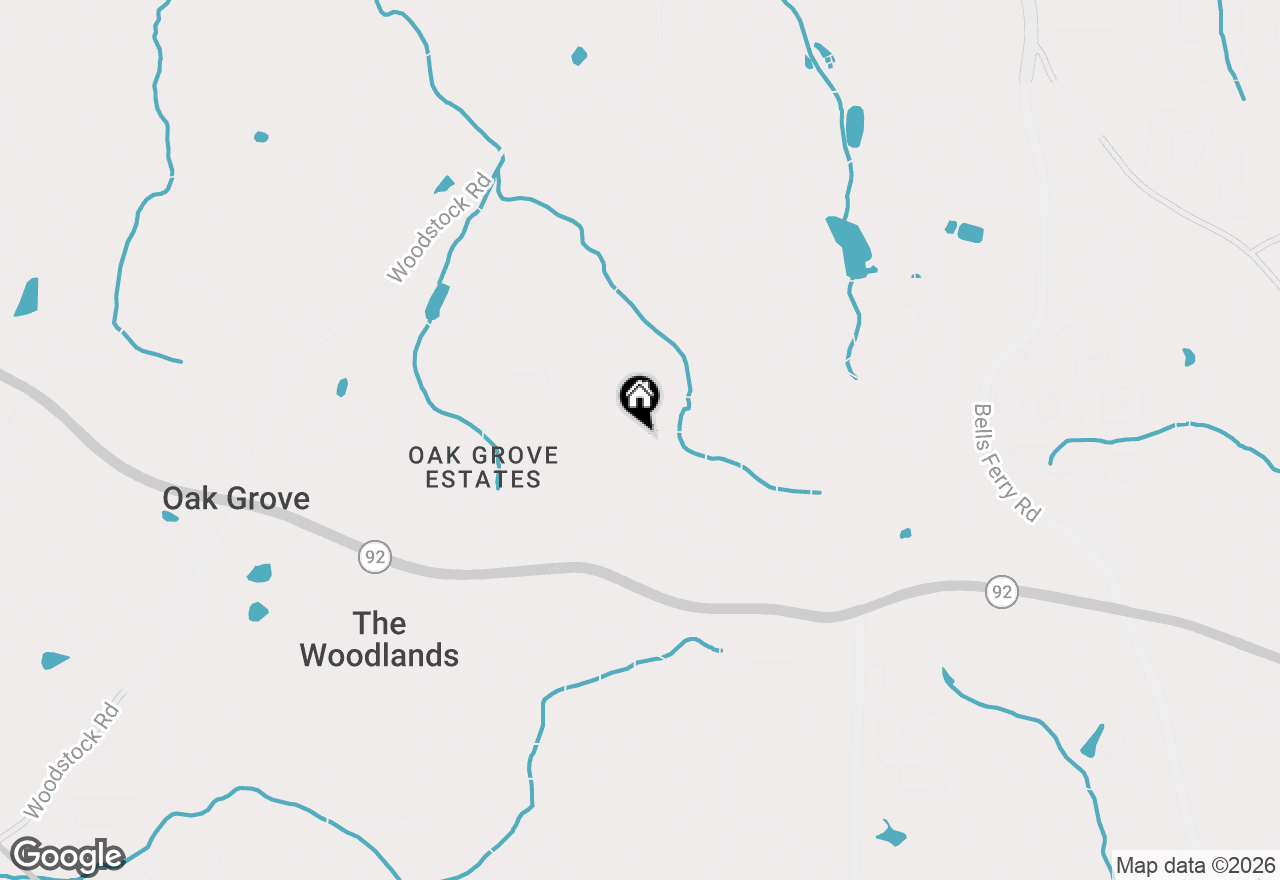 Map of 1573 Deerwood Lane, Acworth, GA 30102