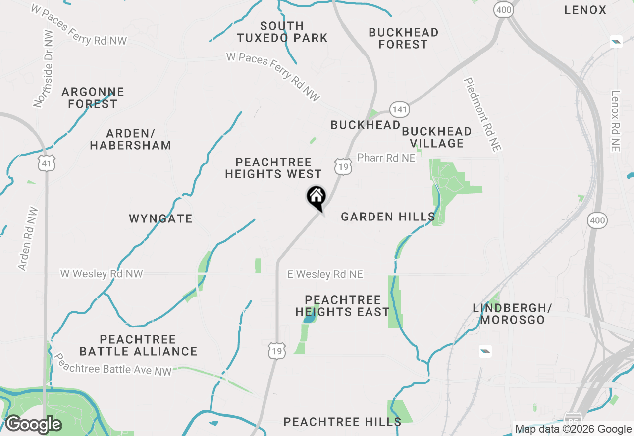Map of 2855 Peachtree Road Ne #103, Atlanta, GA 30305