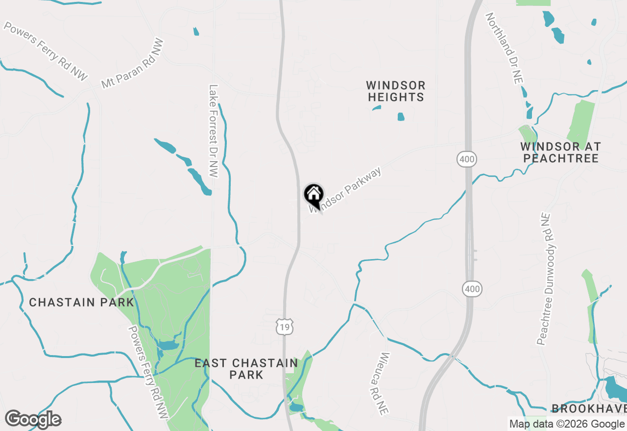 Map of 4550 Jolyn Place, Sandy Springs, GA 30342