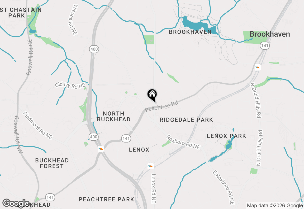 Map of 3630 Peachtree Road Ne #2608, Atlanta, GA 30326