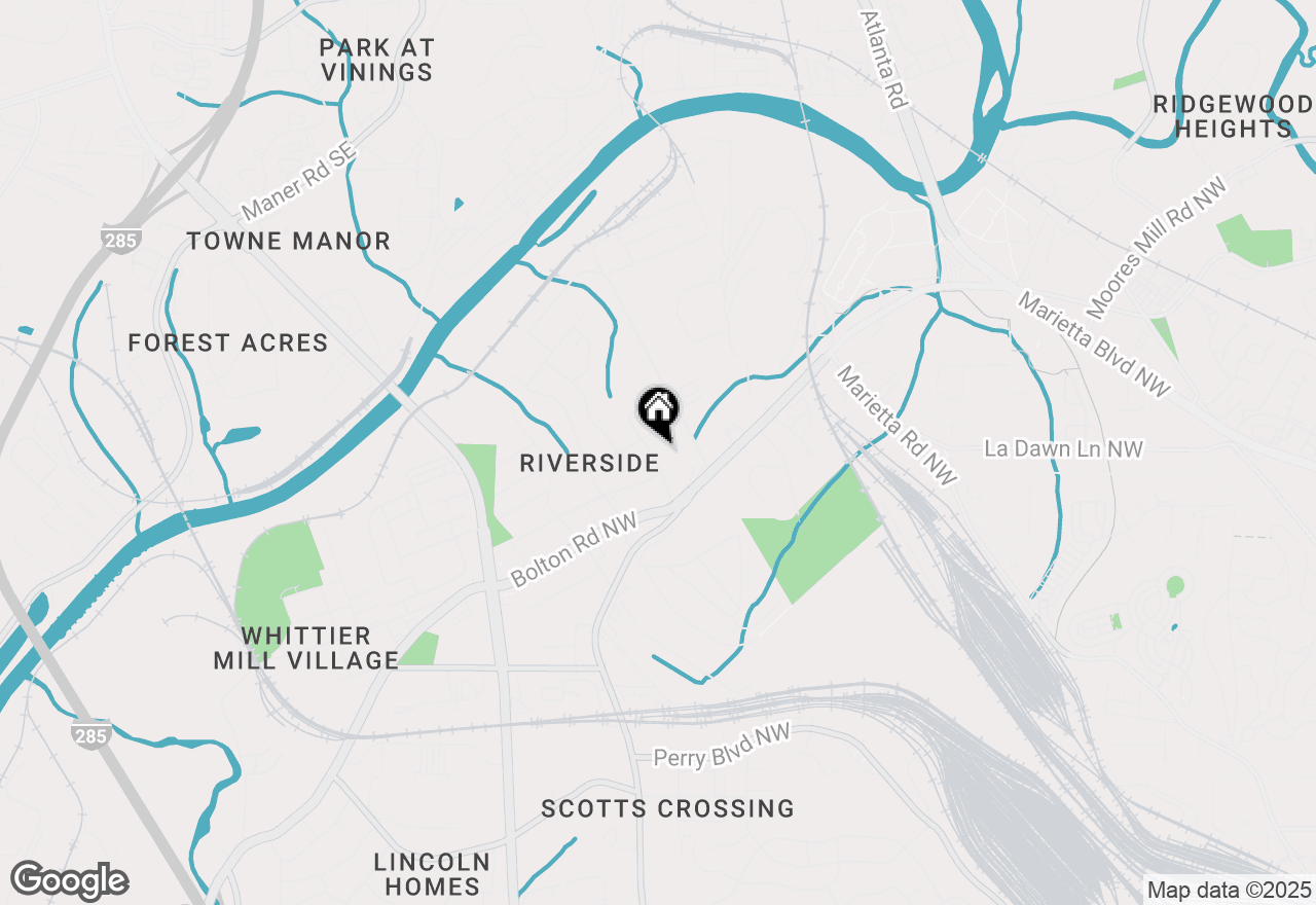 Map of 2189 Forrest Place Nw, Atlanta, GA 30318