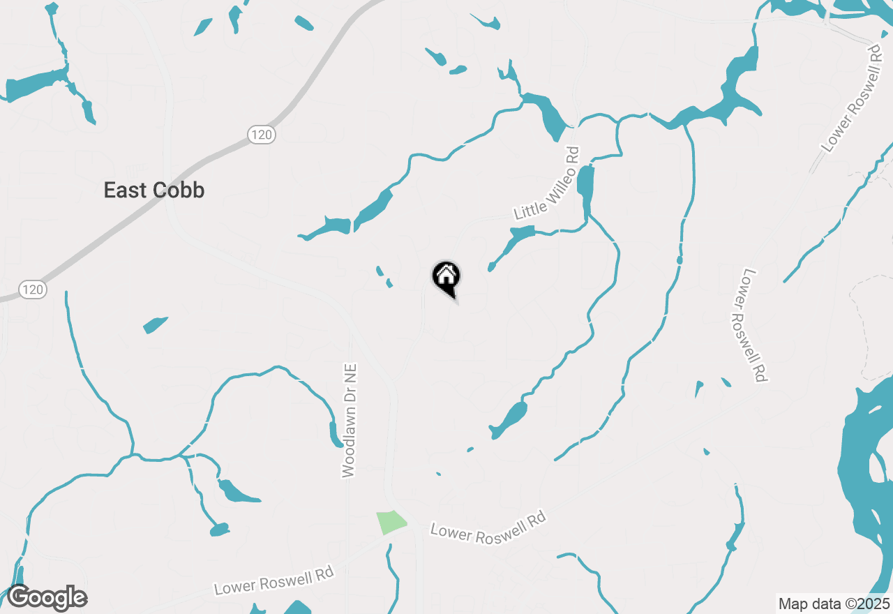 Map of 1161 Clarendon Drive, Marietta, GA 30068