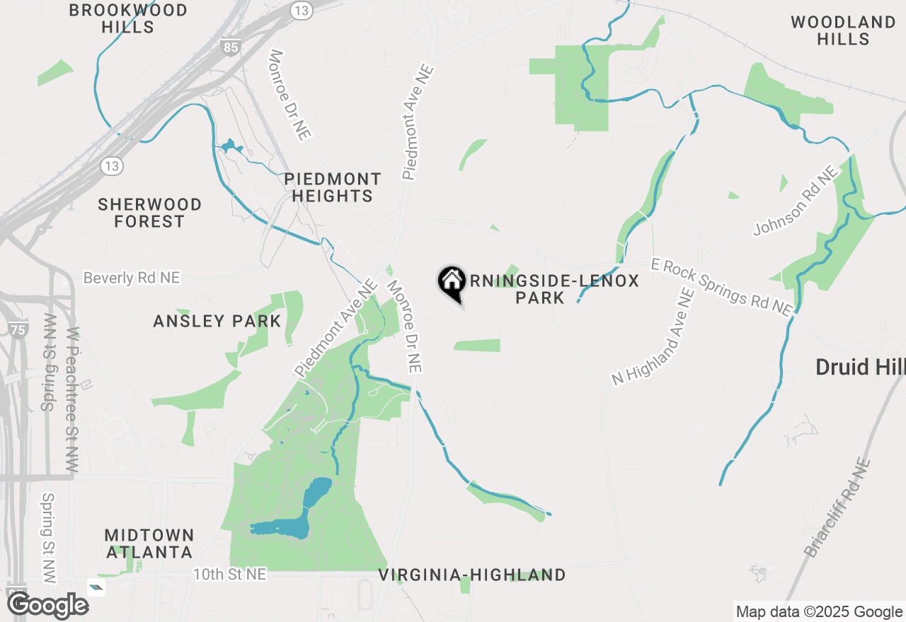 Map of 681 Yorkshire Road Ne, Atlanta, GA 30306