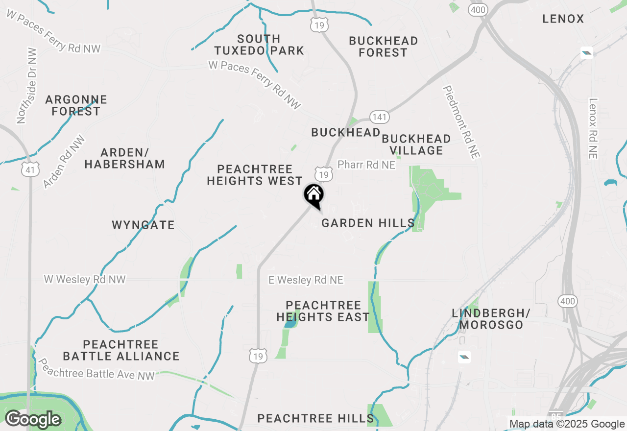 Map of 21 Delmont Drive #10, Atlanta, GA 30305