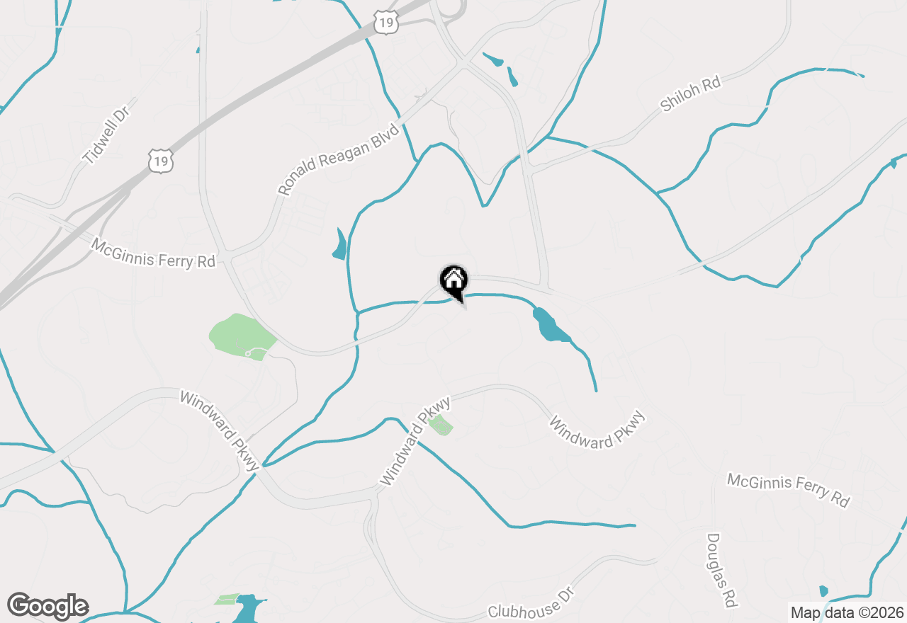 Map of 1220 Wynridge Crossing, Alpharetta, GA 30005