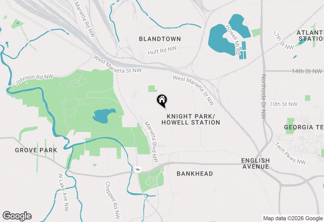 Map of 941 Tilden Street Nw, Atlanta, GA 30318