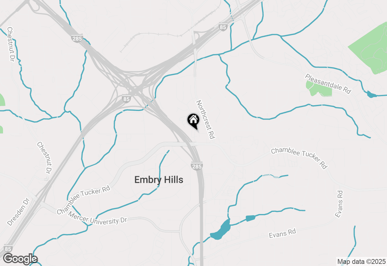 Map of 3318 Stonecrest Court, Chamblee, GA 30341