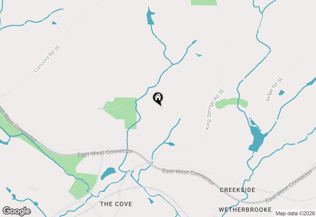 Map of 5090 River Valley Drive Se, Smyrna, GA 30082