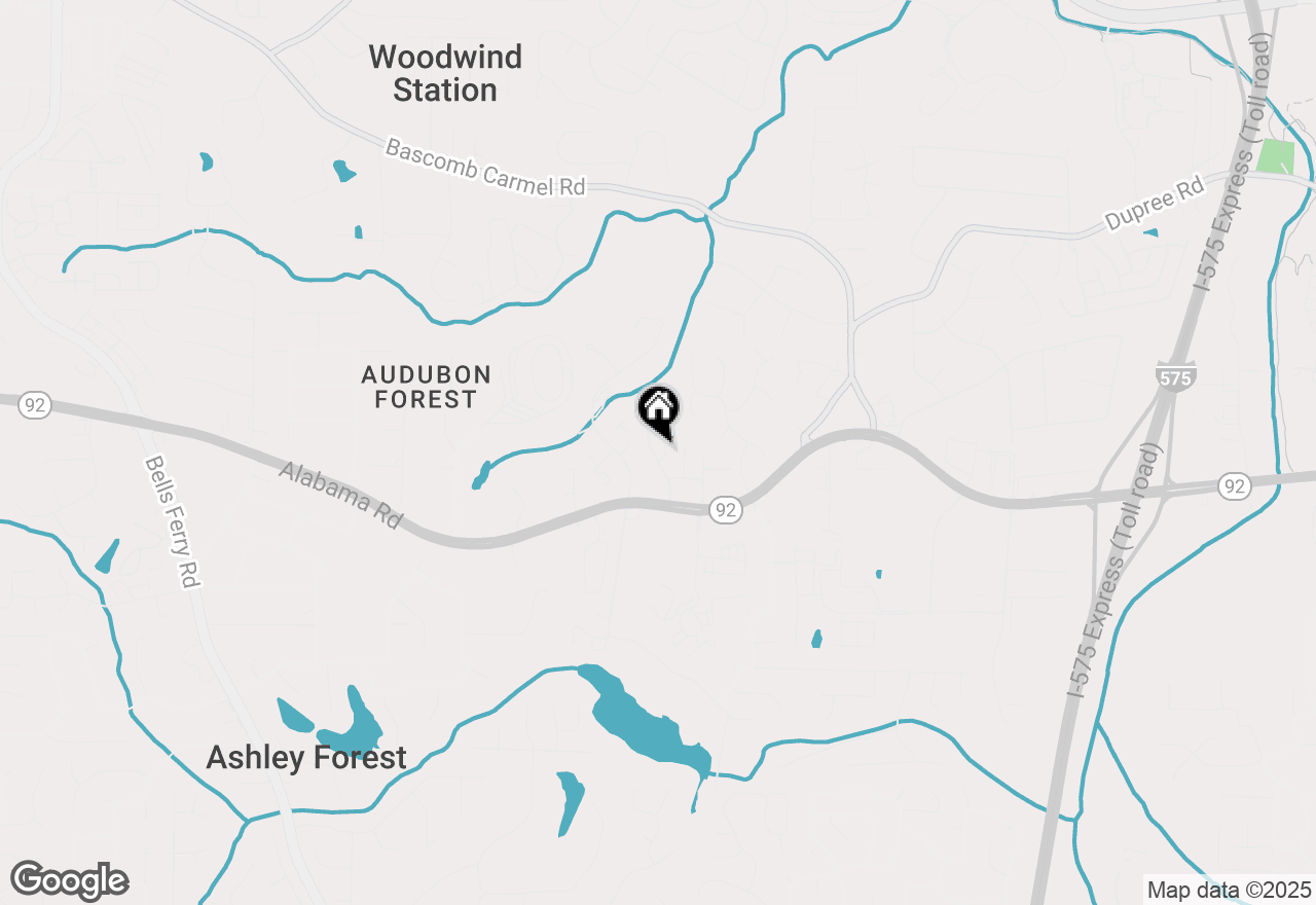Map of 140 Townview Drive, Woodstock, GA 30189