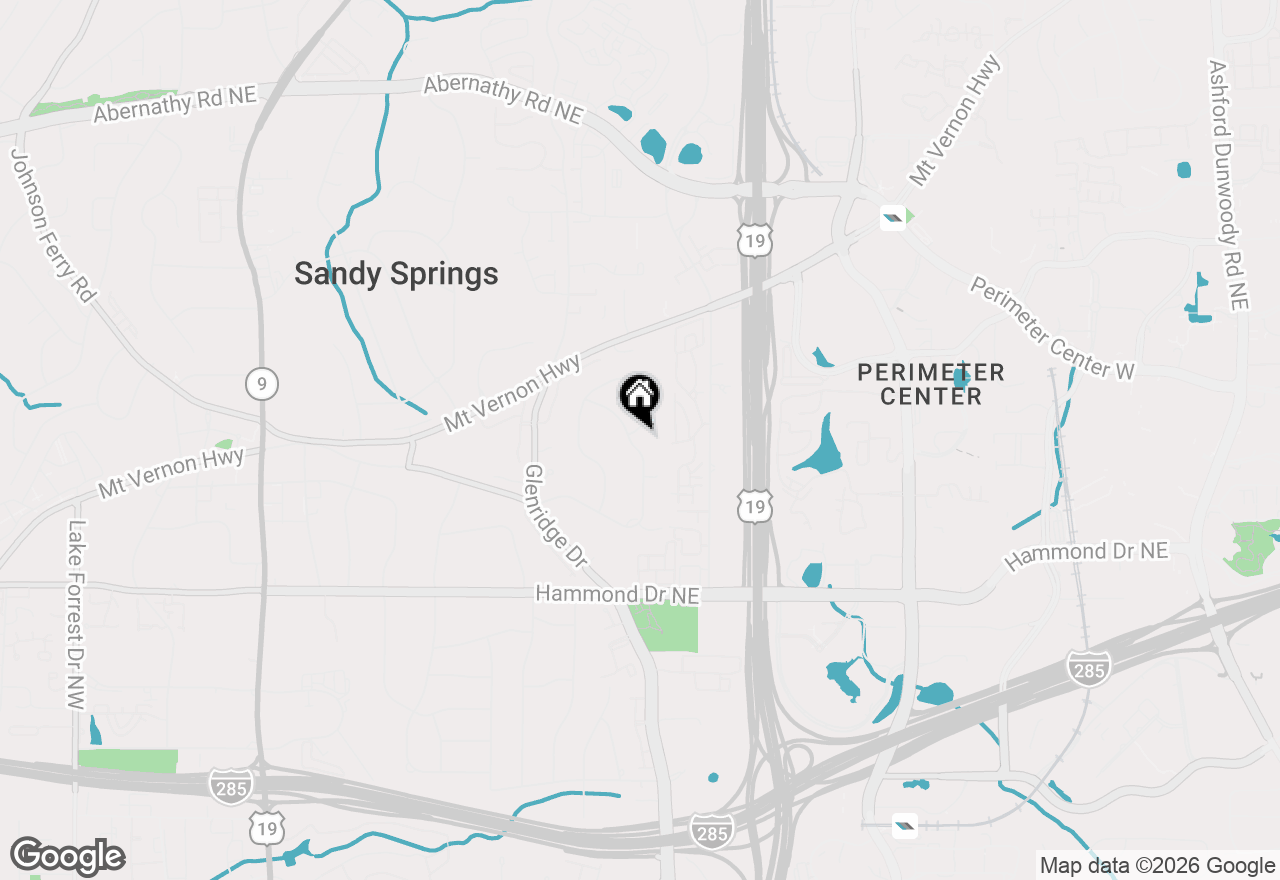 Map of 815 Glenairy Drive, Sandy Springs, GA 30328