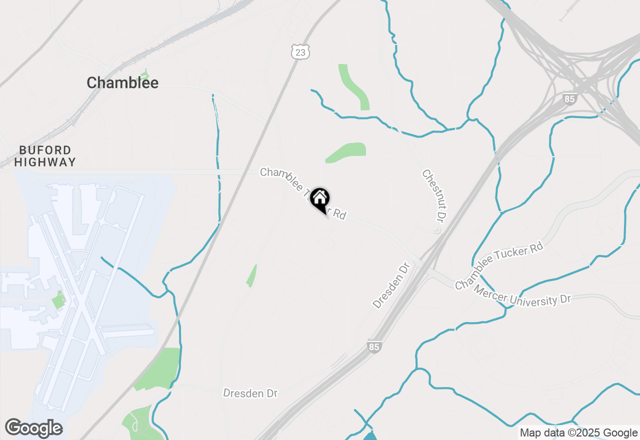 Map of 3177 Clairebrooke Avenue, Atlanta, GA 30341