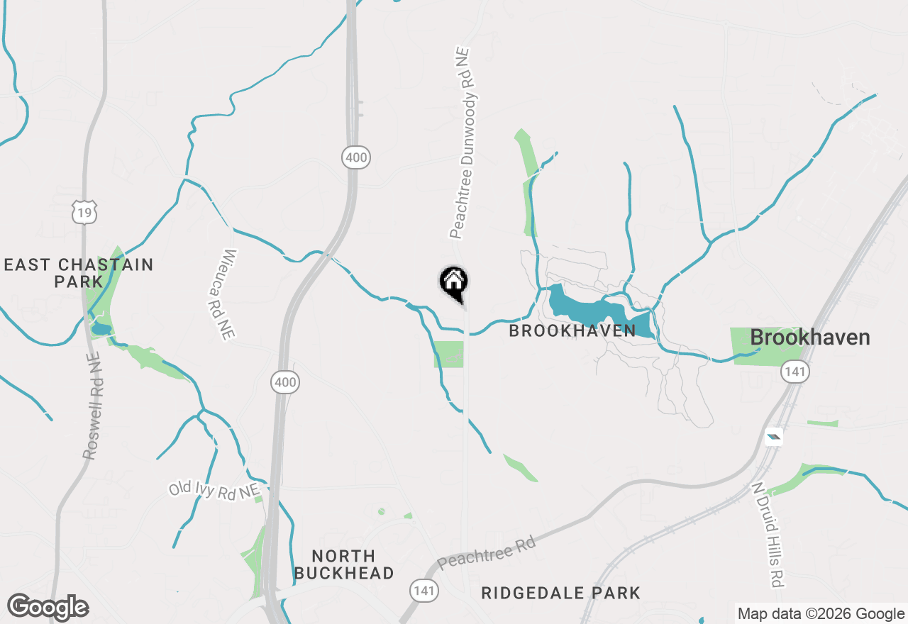Map of 840 Camden Park Court Ne, Atlanta, GA 30342