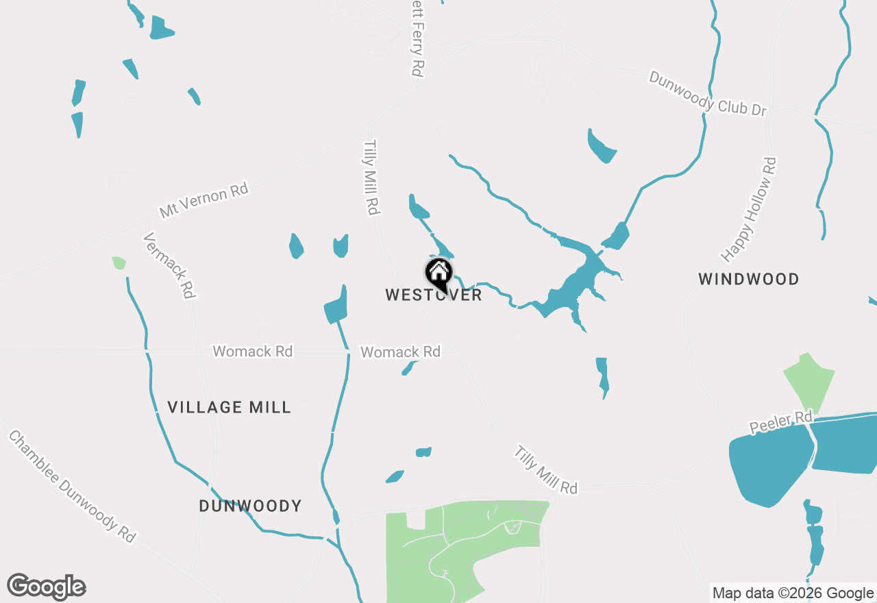 Map of 2204 Stephens Walk, Dunwoody, GA 30338