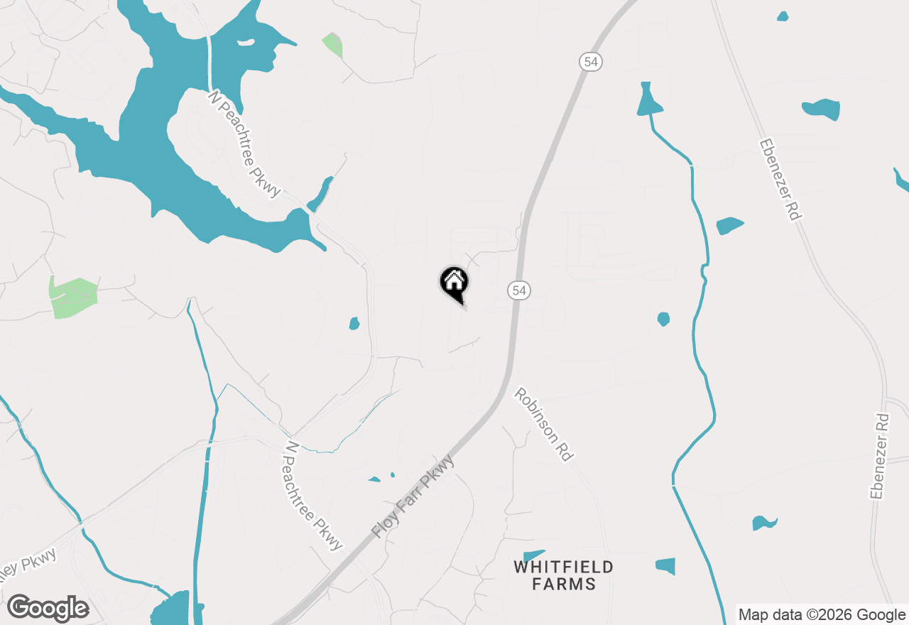 Map of 124 Middleton Drive, Peachtree City, GA 30269