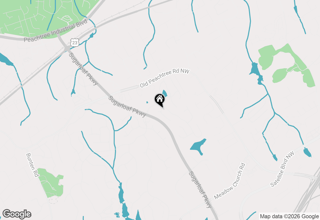 Map of 3090 Creek Falls Way, Duluth, GA 30097
