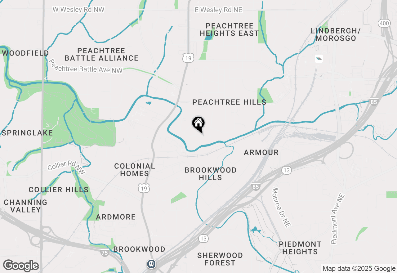 Map of 2125 Fairhaven Circle Ne, Atlanta, GA 30305