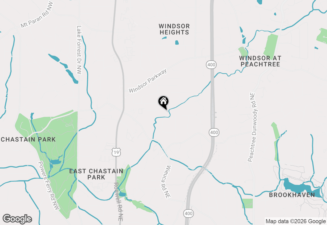 Map of 429 Valley Brook Drive Ne, Atlanta, GA 30342